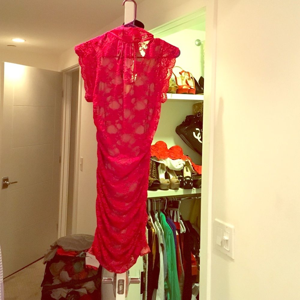 Red dress