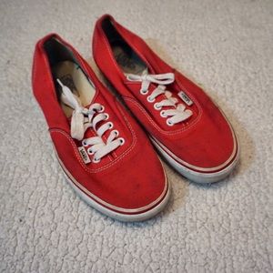 Red Vans