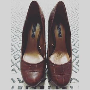 📍SALE☘️ZARA Brown high heel shoes