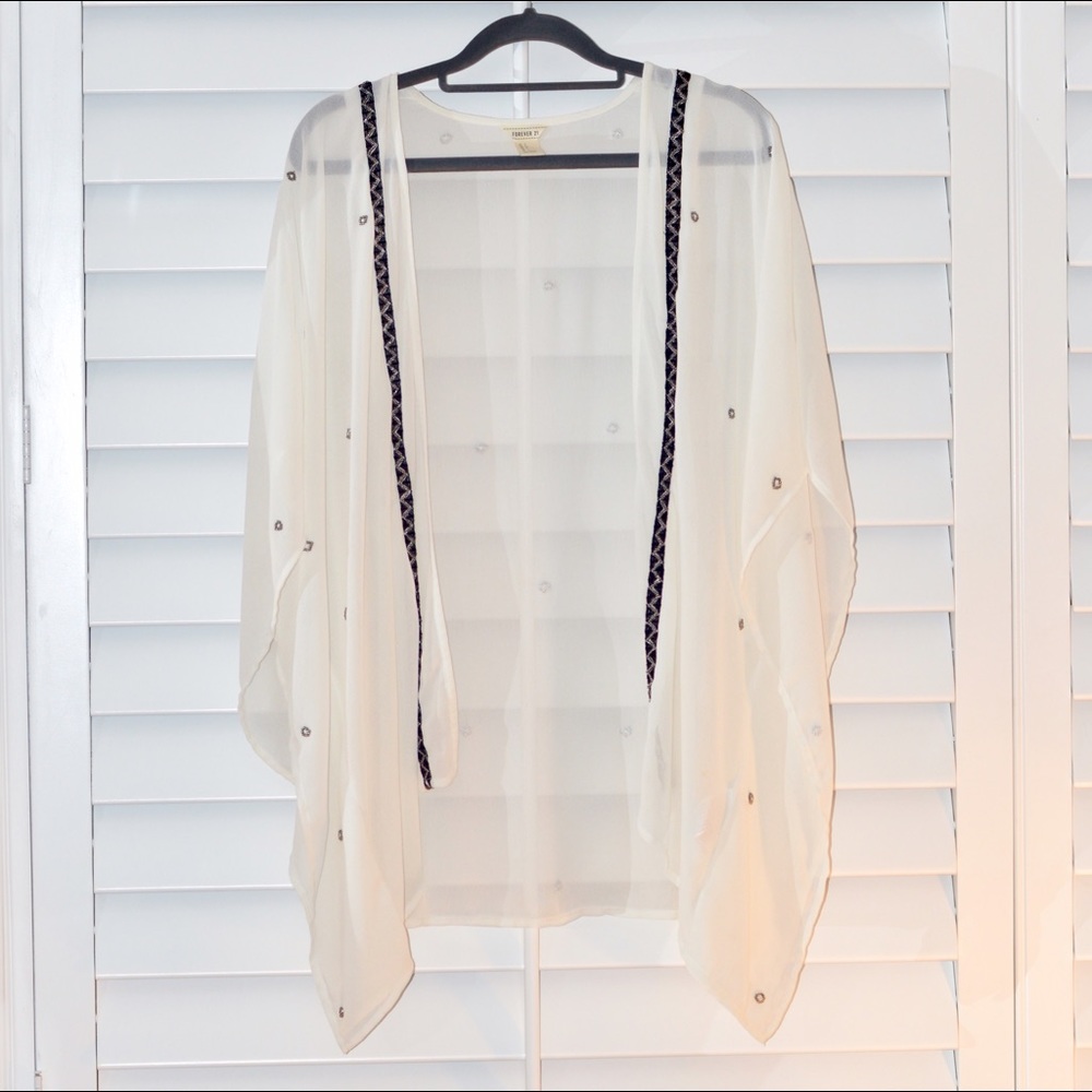 Forever 21 Sheet Kimono
