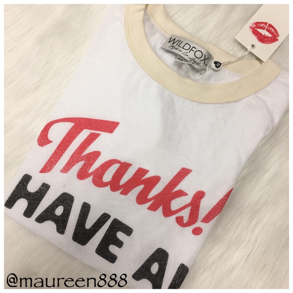 Wildfox®|| Adult Day || Vintage Ringer Tee [latte]