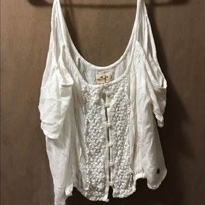 Off-the-shoulder Hollister tank top