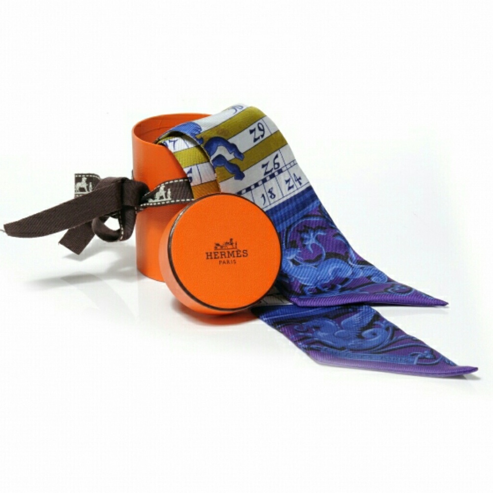 Hermes Paris Astrologie Twilly scarf handbag tie