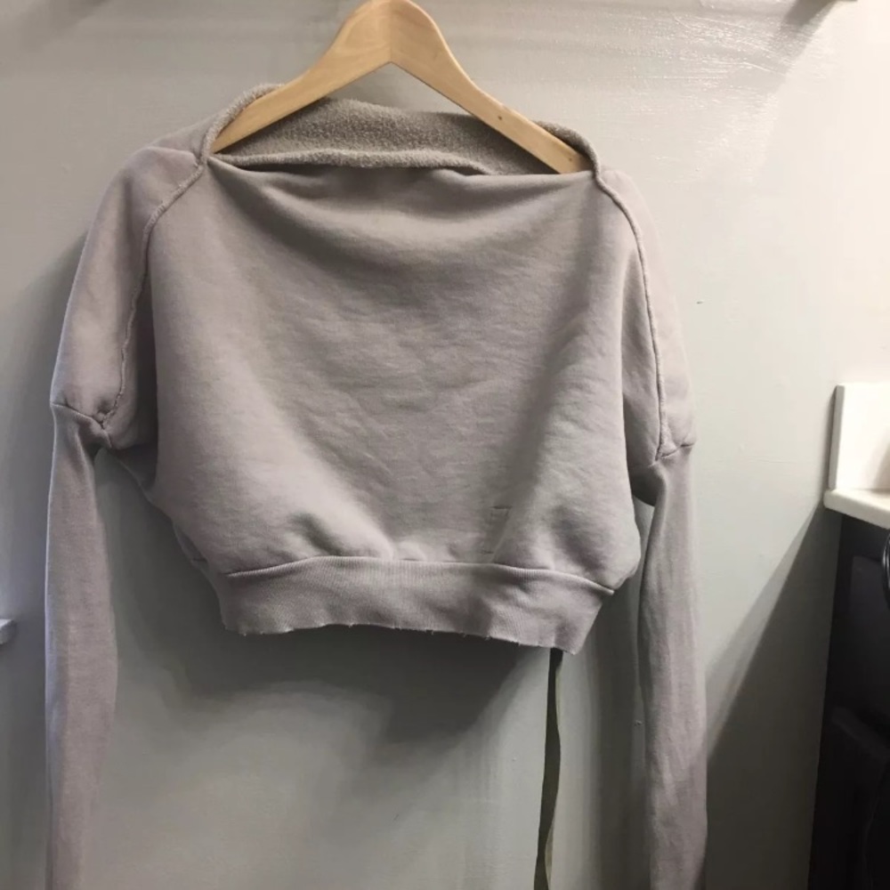 Rick Owens Vintage Cropped DRKSHDW women's sweater
