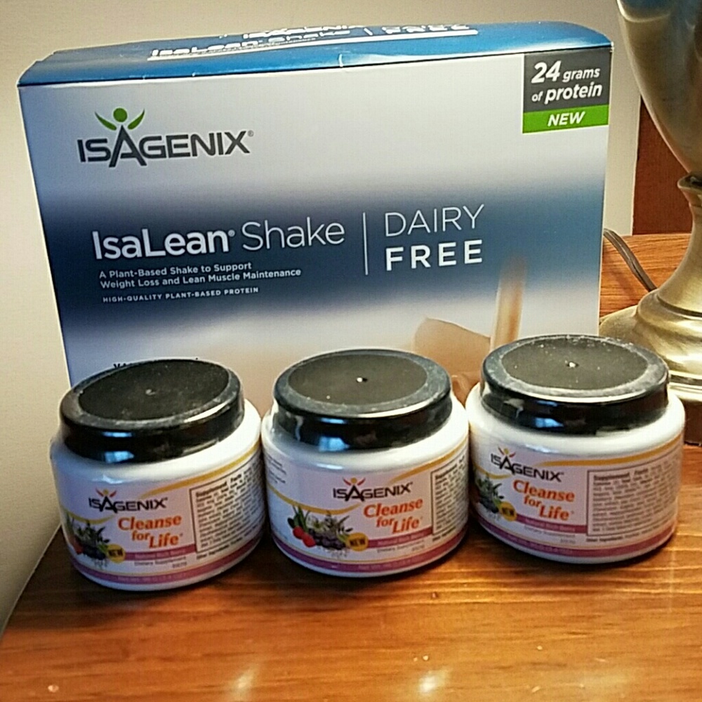 Isalean NonDairy Vanilla Shakes & 3 Cleanse 4 Life