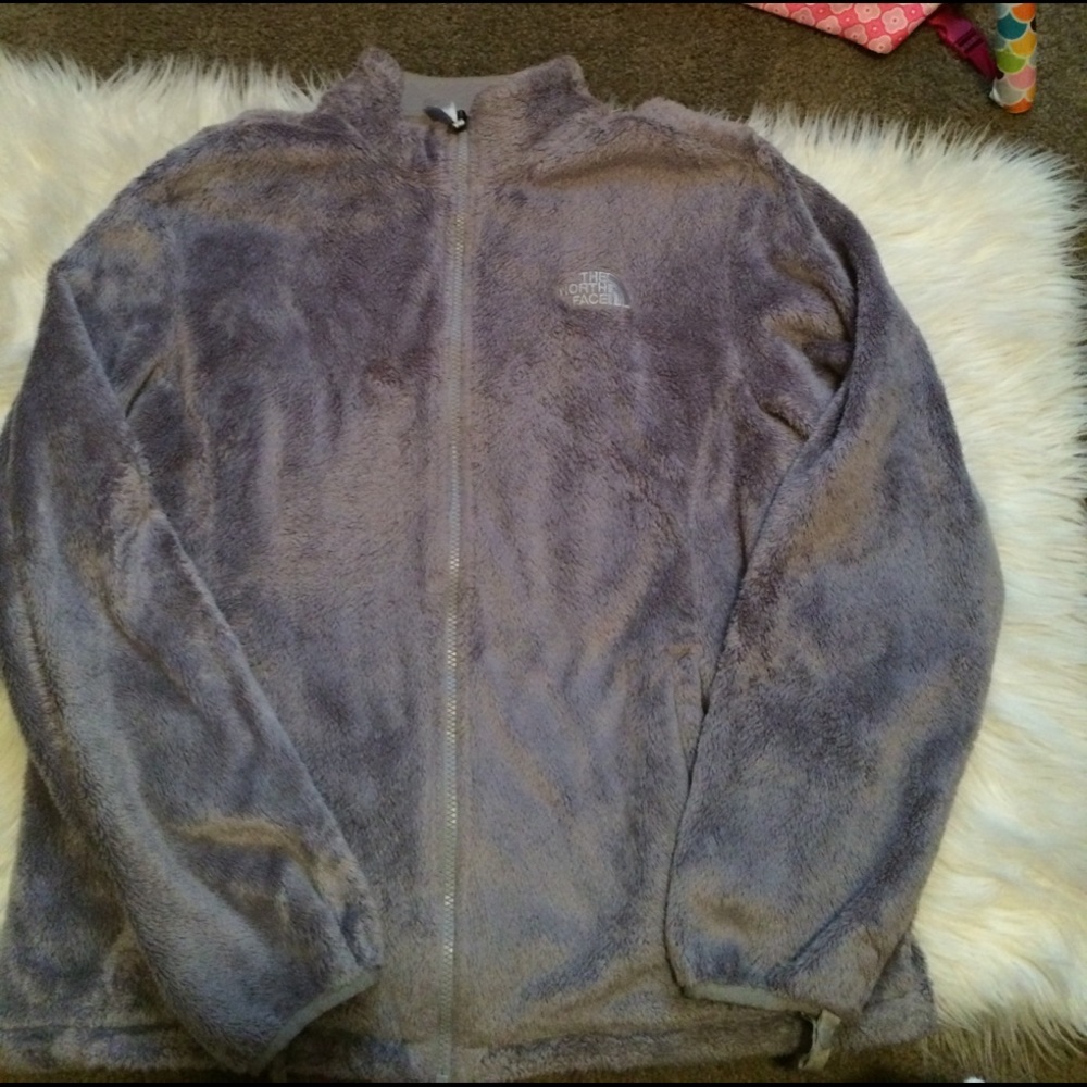 Great furry north face jacket