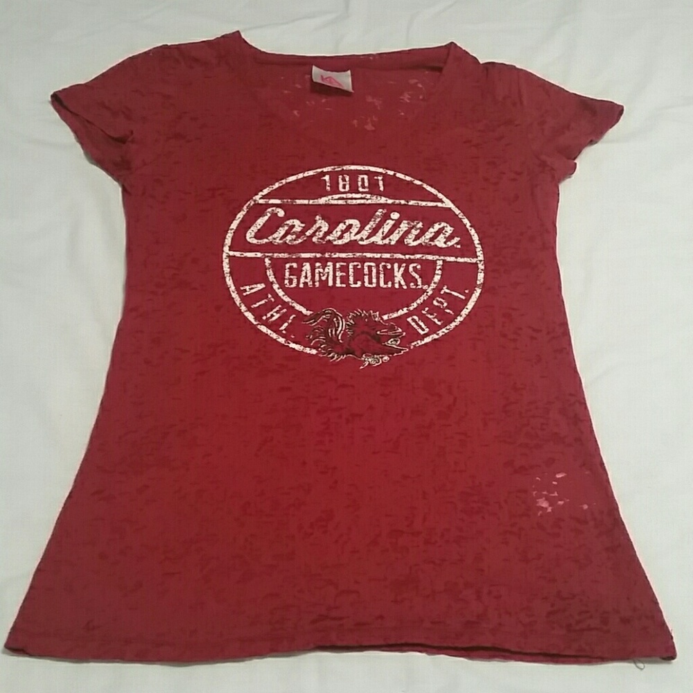 Carolina Gamecocks T-Shirt, Semi Sheer, M