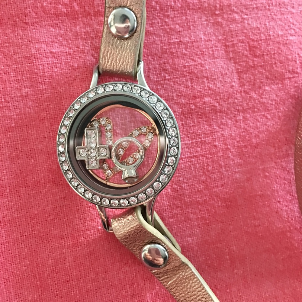 ***SOLD***Origami Owl wrap bracelet