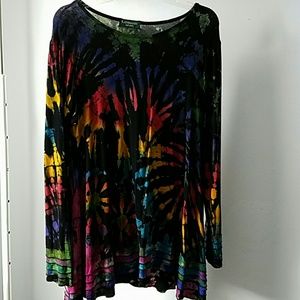 Super stylish tie-dye tunic