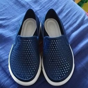 Croc loafers