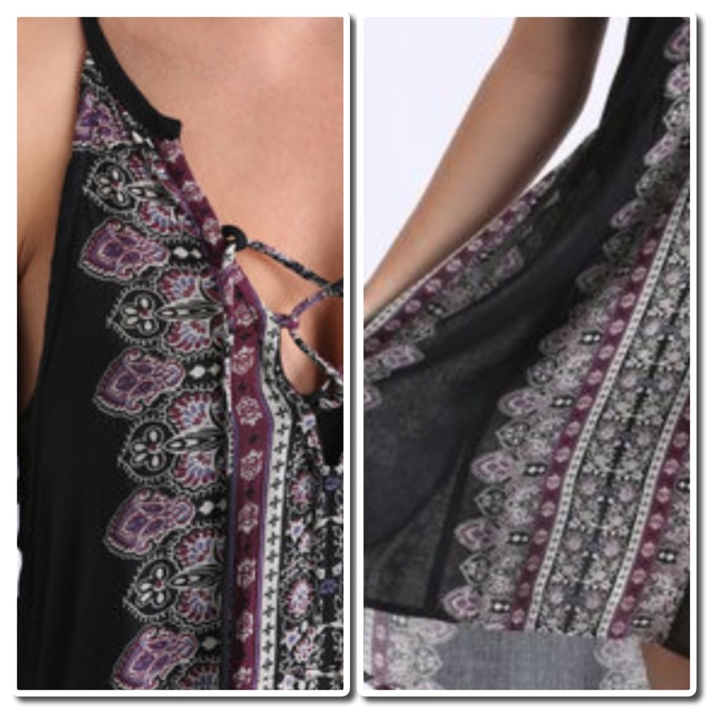 NWOT Lace Up Dress - Picture 4 of 6