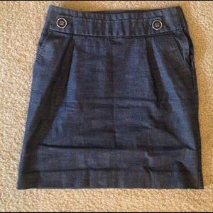 LOFT denim skirt