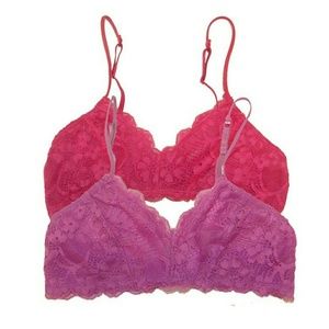 🏵NWT! PACKAGE OF 2 CUTE BRALETTES