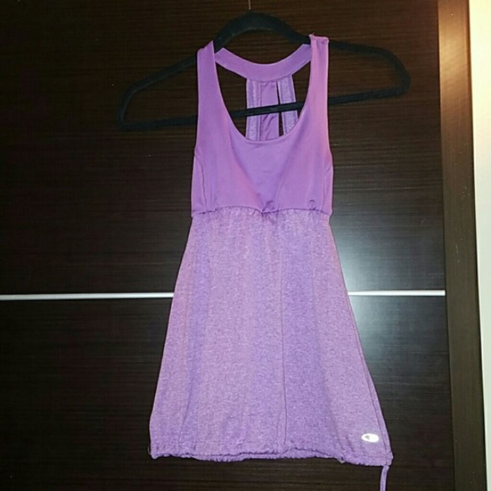 Champion purple scrappy back tank
