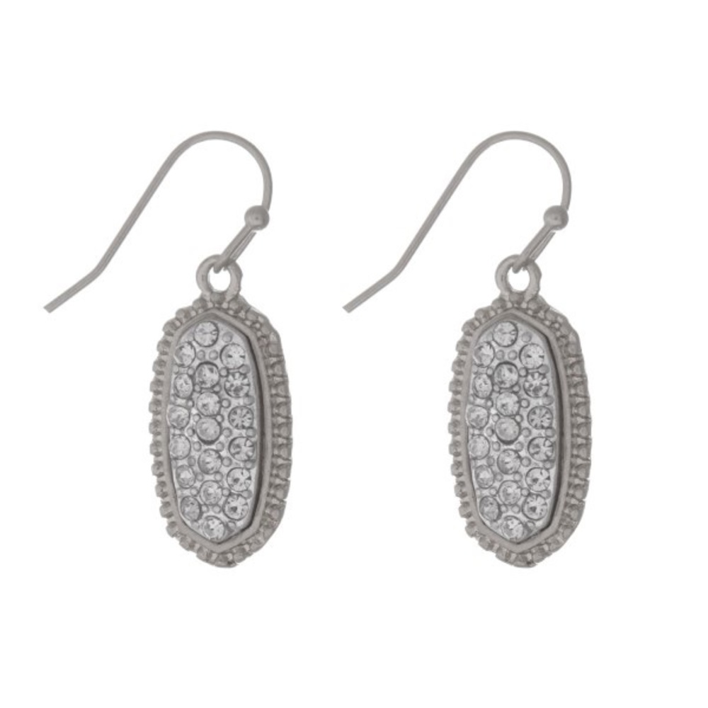 Pave Earrings-Ring Set - Picture 4 of 5