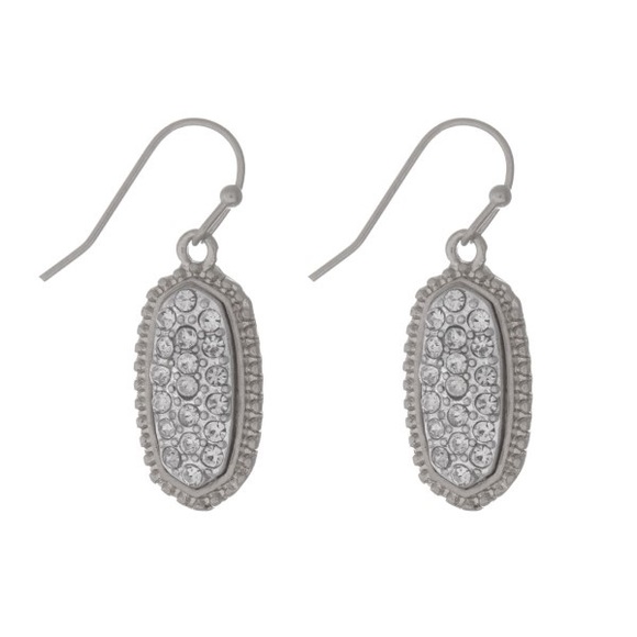 Pave Earrings-Ring Set - Picture 4 of 5