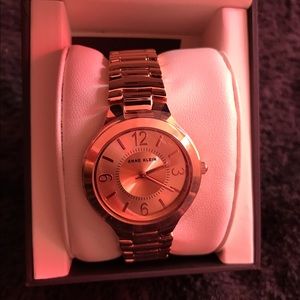 Brand New Authentic Anne Klein Analog Gold Watch