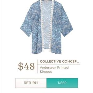 Stitch fix Collective Concepts Anderson  Kimono