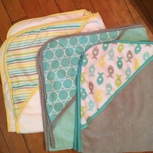 Microfiber hooded towels