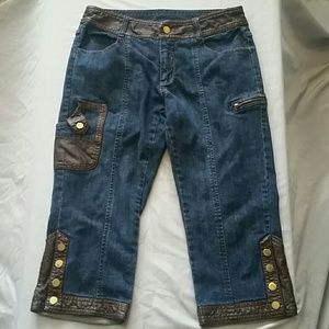 Boston proper denim capris - size 8