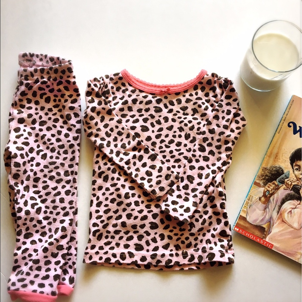Pink Leopard pajama set