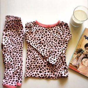 Pink Leopard pajama set