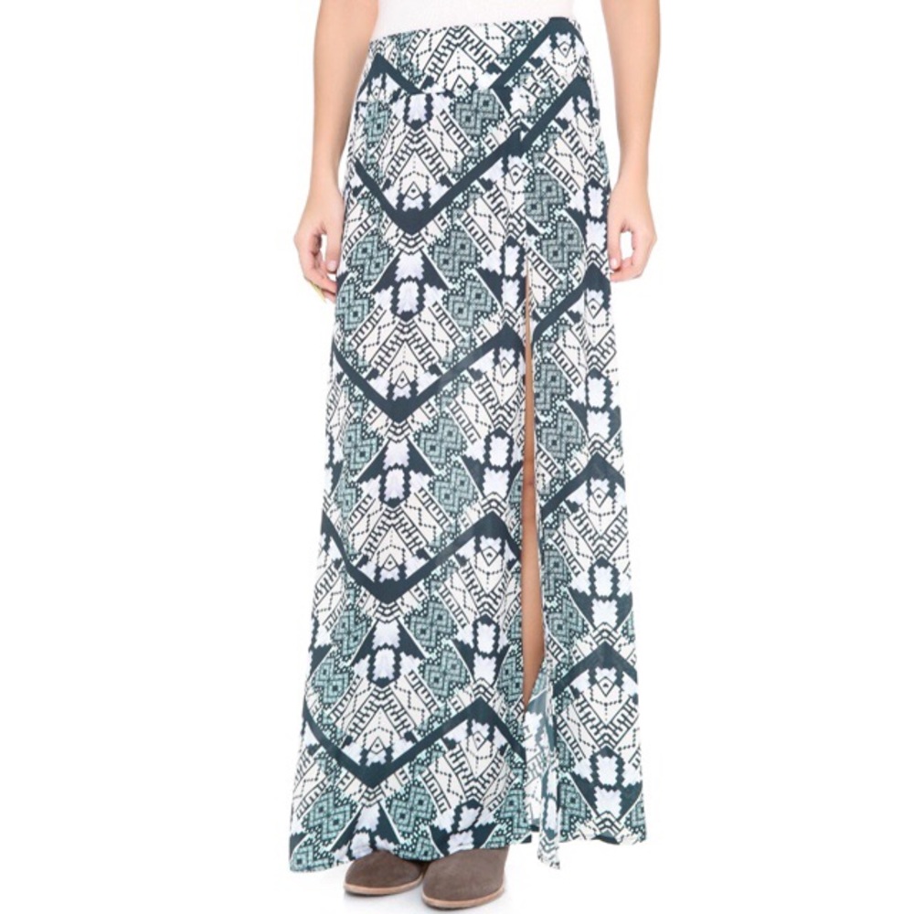 Flynn Skye Rara maxi skirt in Moroccan glass sz 2