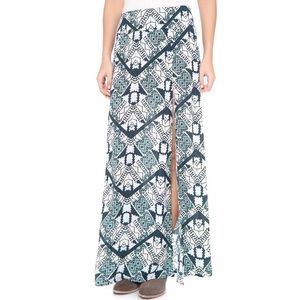 Flynn Skye Rara maxi skirt in Moroccan glass sz 2