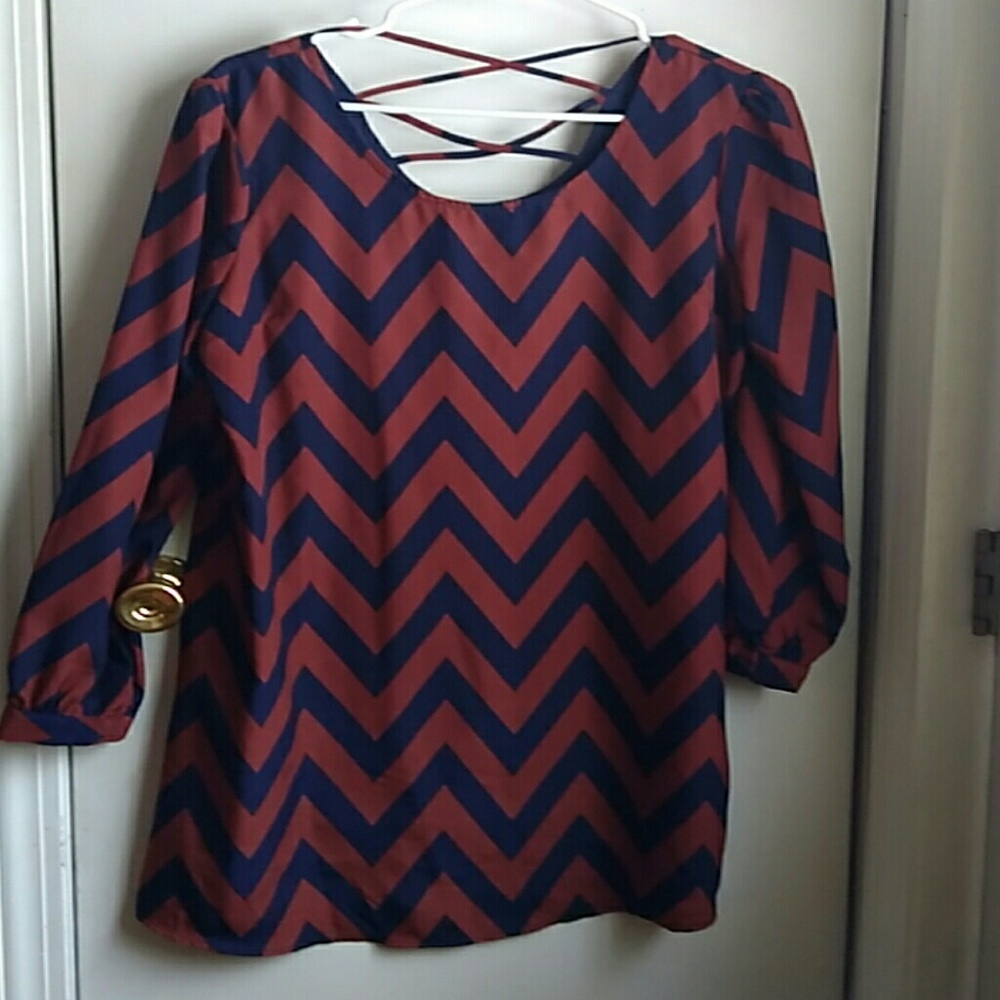 Medium knee length chevron dress CC