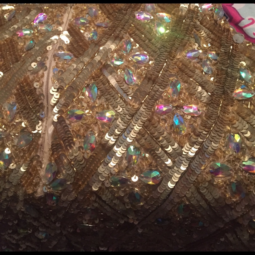 Gold Prom Dress