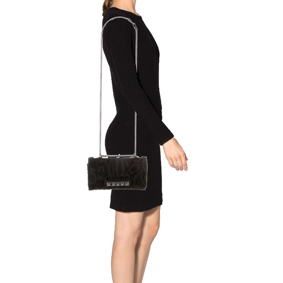 *SOLD* Rockstud Valentino VaVa Voom Ponyhair Bag - Picture 2 of 4