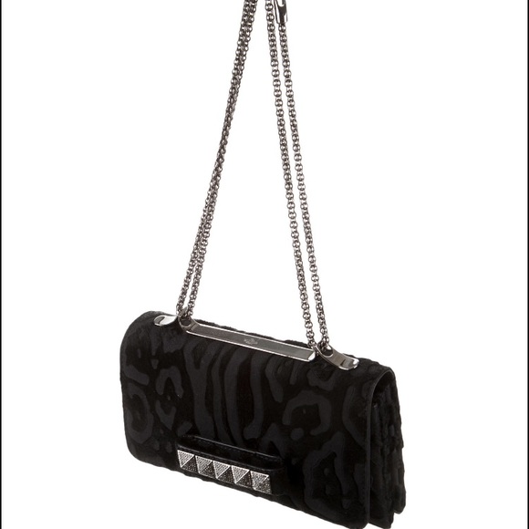 *SOLD* Rockstud Valentino VaVa Voom Ponyhair Bag - Picture 3 of 4