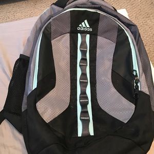 gray, black & mint backpack | adidas