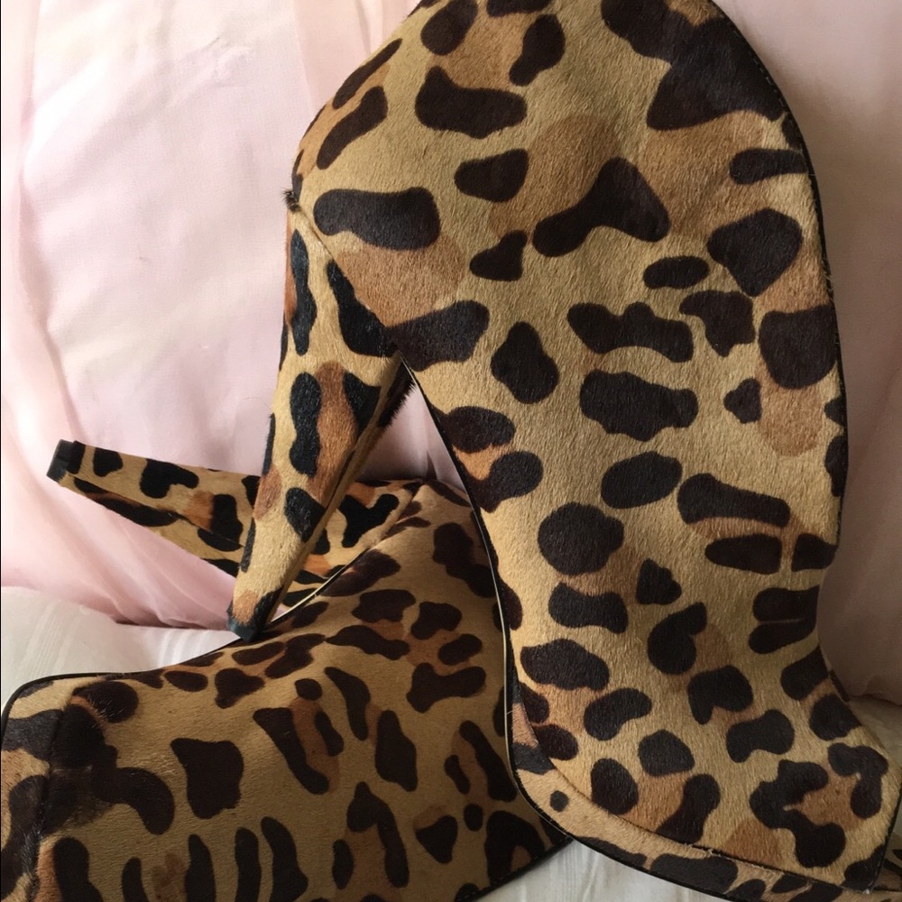 Animal Print Booties- Super Sexy , Brand New