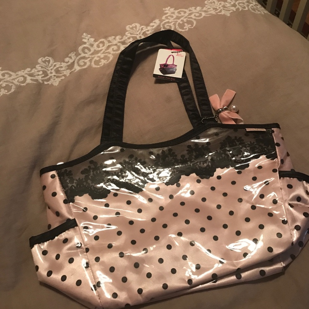 JACKI tote!  Perfect for make up, or sundry items!