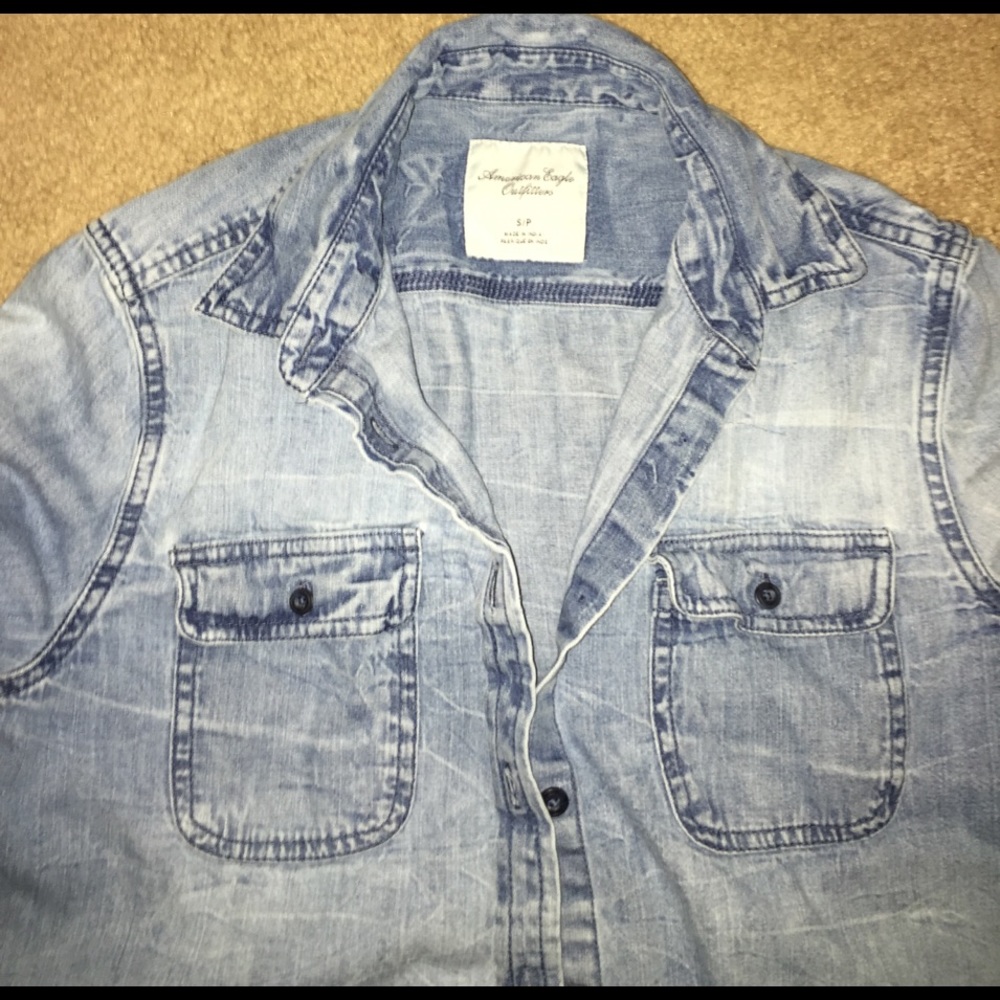 American eagle jean long sleeve