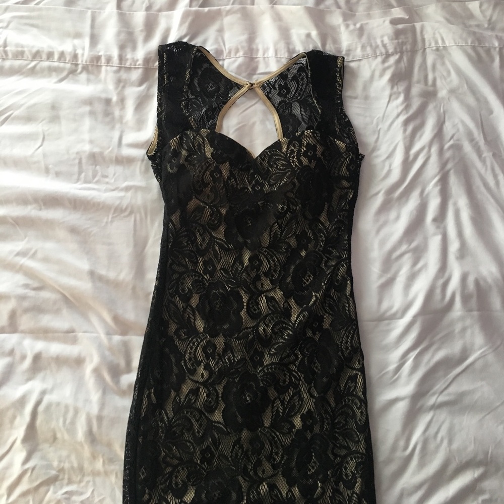 FINAL PRICE DROP Black Lace Dress Size Medium