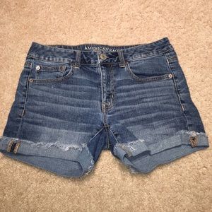 American Eagle boyfriend midi shorts