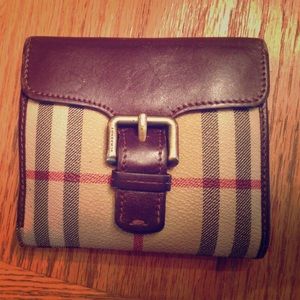 Genuine Burberry Leather Wallet