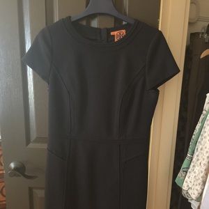 Tory Burch Navy Blue Dress. Size 8.