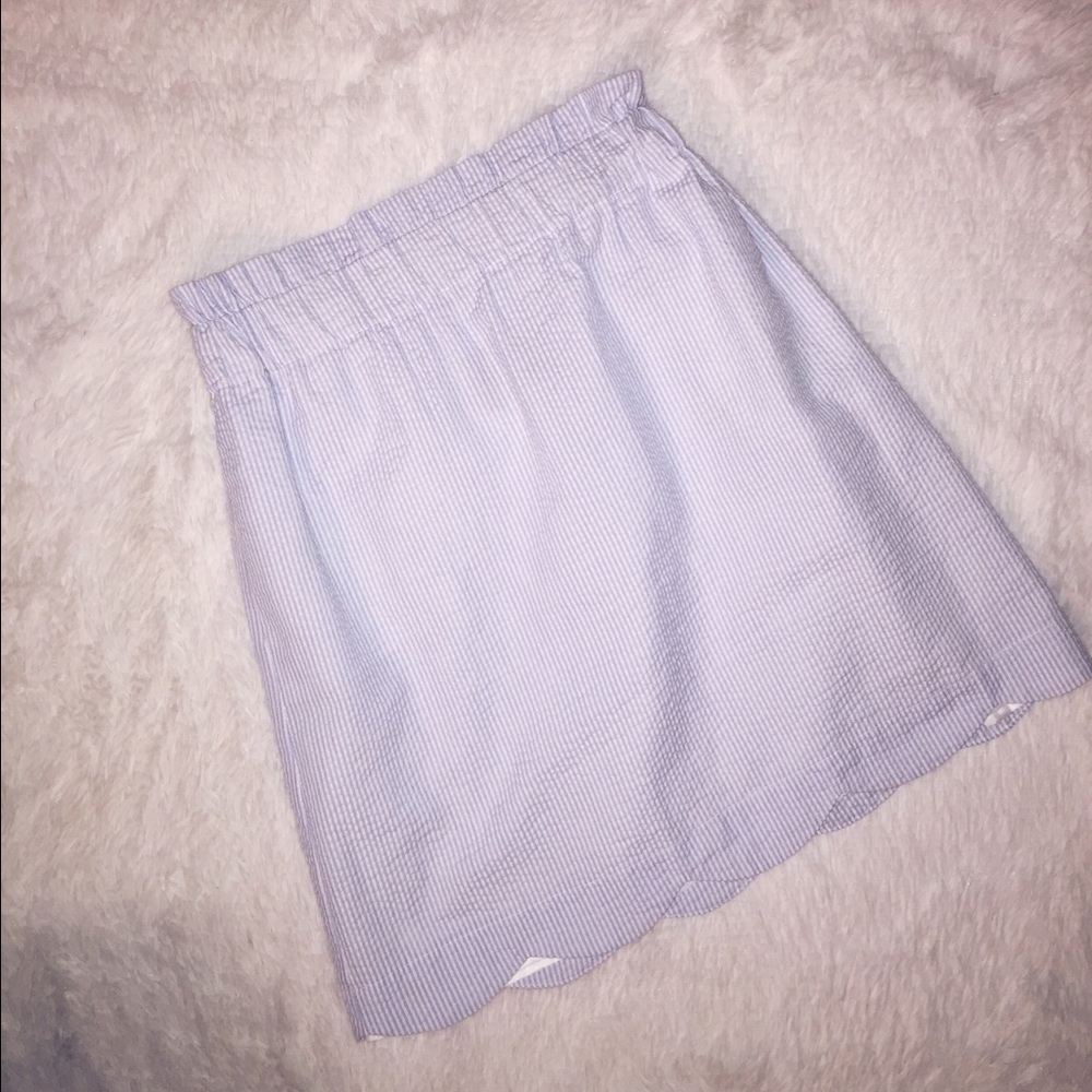 Lauren James seersucker skirt