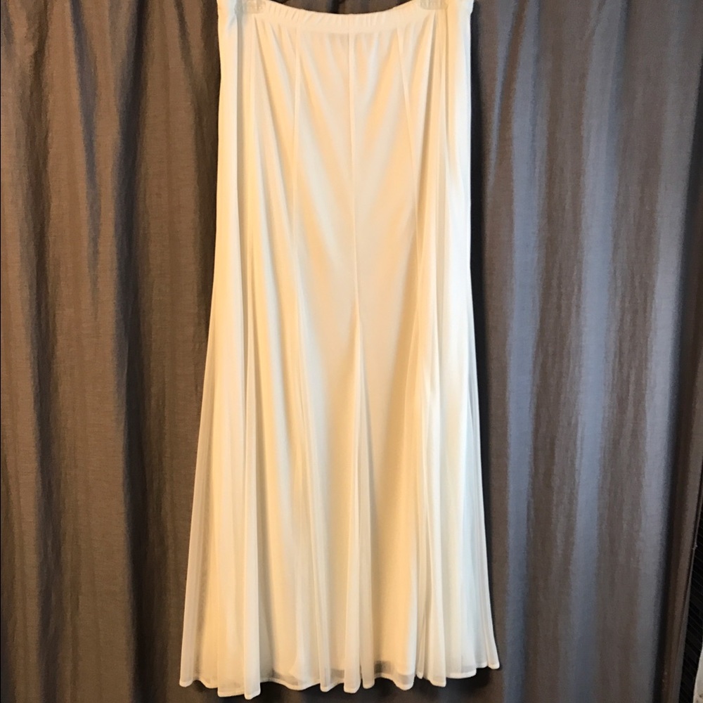 Onyx Night A-line maxi skirt