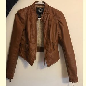 Faux Leather Jacket