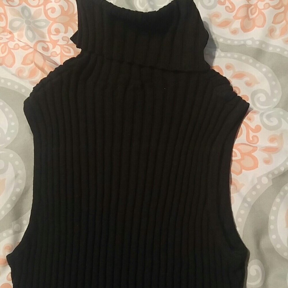 Black turtleneck Bodysuit