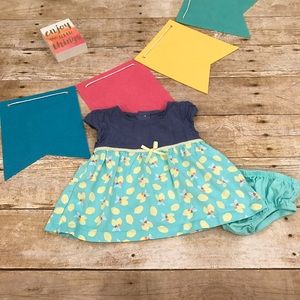 Cherokee denim & cotton Lemon dress