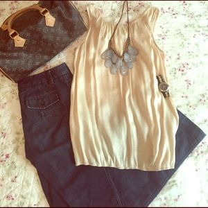 Gold Ann LOFT tank top