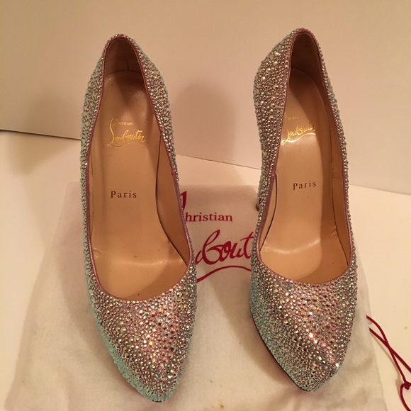 louboutin swarovski crystal shoes