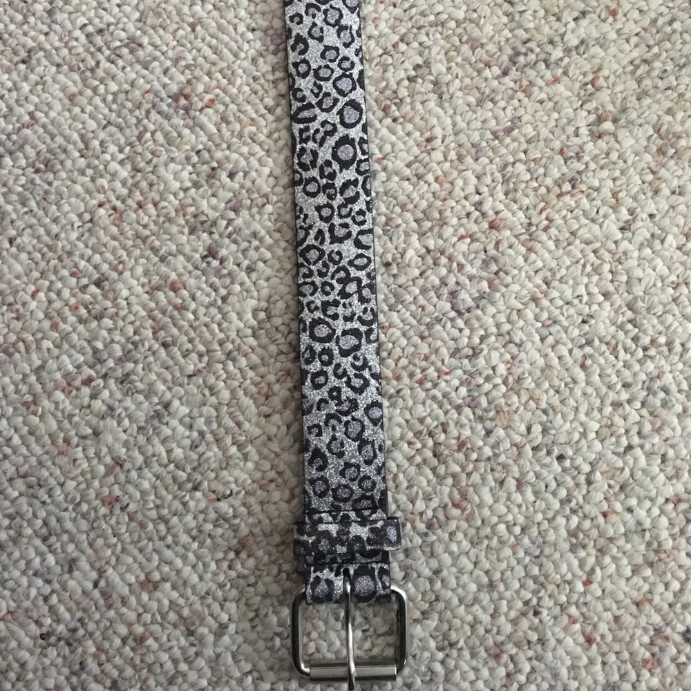 Medium leopard belt