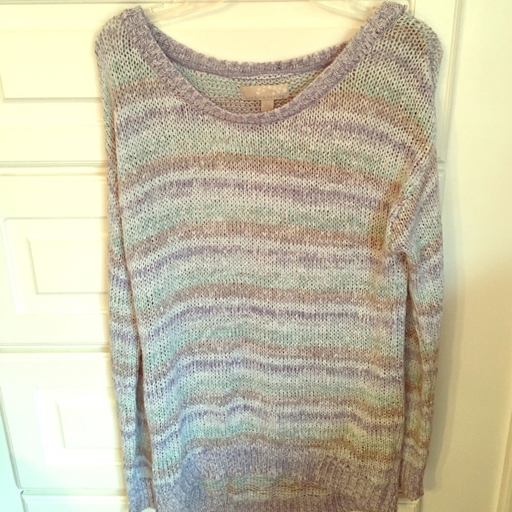 Comfy blue/green/ grey sweater