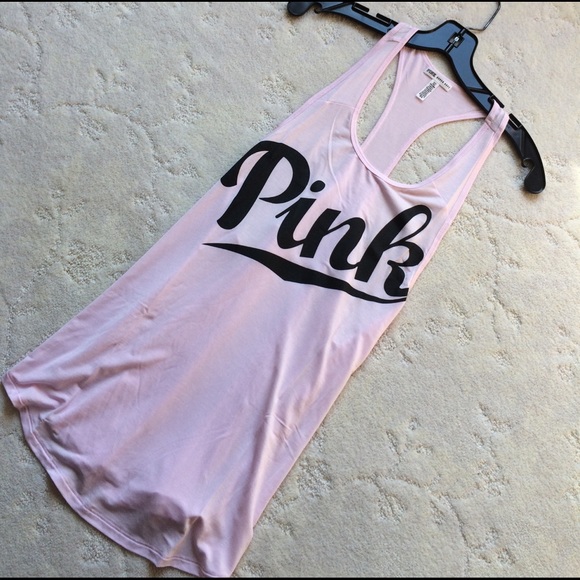 VS 🌺PINK🌺 Pink Exercise Tank Top Only - Picture 2 of 3